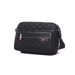 OVERLAND - 美式十字軍 - 格紋車線造型斜背包(中/M) - 2704