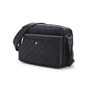 OVERLAND - 美式十字軍 - 格紋拼接斜背包(大/L) - 5089