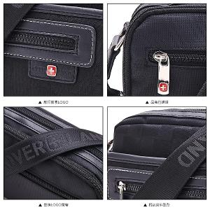 OVERLAND - 美式十字軍 - 格紋車線造型斜背包(中/M) - 2704