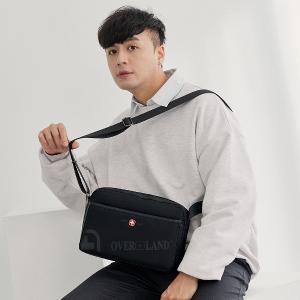 OVERLAND - 美式十字軍 - LOGO浮印斜背包(中/M) - 3135