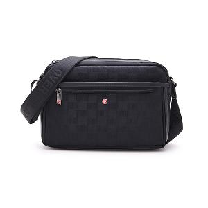 OVERLAND - 美式十字軍 - 格紋拼接斜背包(大/L) - 5089