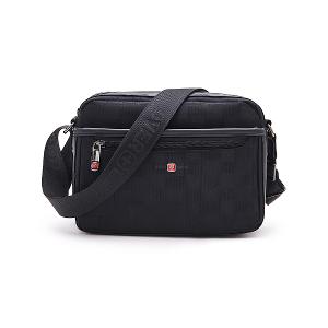 OVERLAND - 美式十字軍 - 格紋拼接斜背包(小/S) - 5086