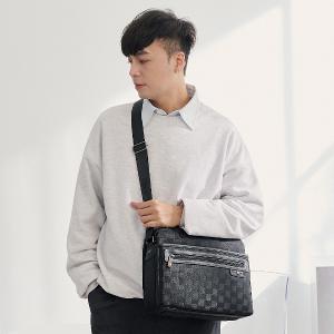 OVERLAND - 美式十字軍 - 格紋車線造型斜背包(大/L) - 2714