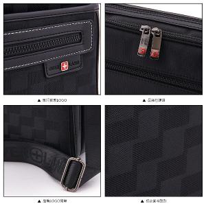 OVERLAND - 美式十字軍 - 格紋車線造型斜背包(大/L) - 2714