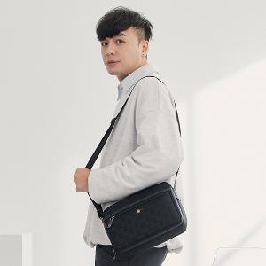 OVERLAND - 美式十字軍 - 格紋拼接斜背包(小/S) - 5086