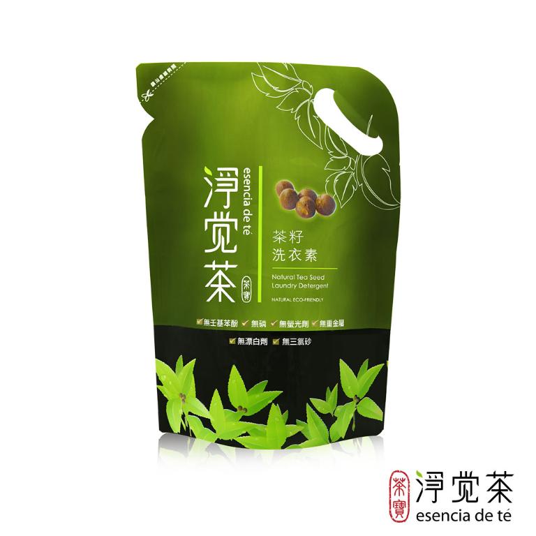 淨覺茶 天然茶籽洗衣素補充包 1.8kg