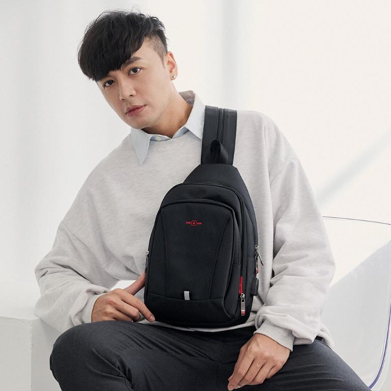 OVERLAND - 美式十字軍 - 素面個性造型機能胸背包/後背包 - 53921