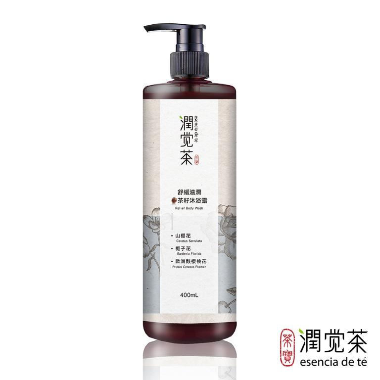 潤覺茶 舒緩滋潤茶籽沐浴露 400ml