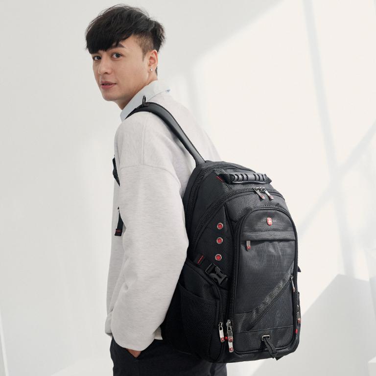 OVERLAND - 美式十字軍 - 素面造型機能筆電大容量後背包 - 29361