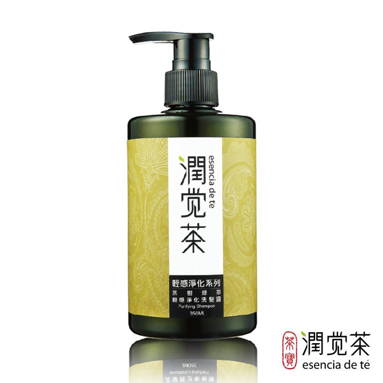 潤覺茶 茶樹綠茶輕感淨化茶籽洗髮露 350ml