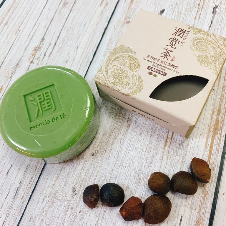 潤覺茶 茶籽綠豆薏仁潔顏皂 100g