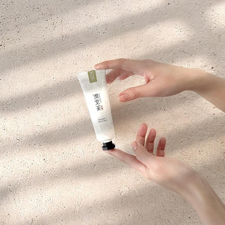 潤覺茶 四季春露茶籽保濕護手霜 50ml