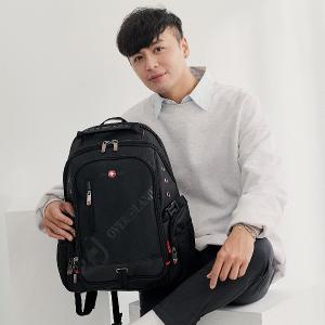 OVERLAND - 美式十字軍 - LOGO浮印機能筆電大容量後背包 - 30691