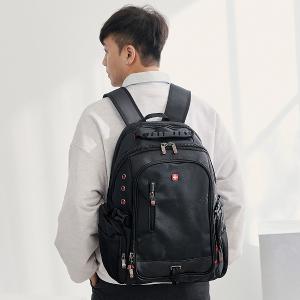 OVERLAND - 美式十字軍 - LOGO浮印機能筆電大容量後背包 - 30691