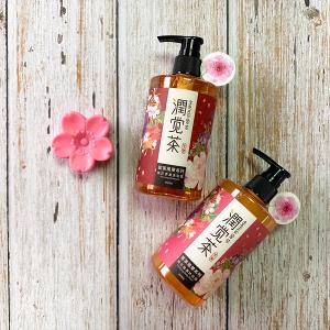 潤覺茶 桃花柔潤茶籽洗髮露 350ml