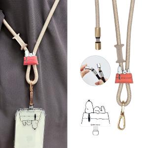 【正版授權】SNOOPY史努比 PD 65W 急速充電手機掛繩 附造型夾片