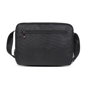 OVERLAND - 美式十字軍 - LOGO浮印格紋拼接斜背包(大/L) - 5732