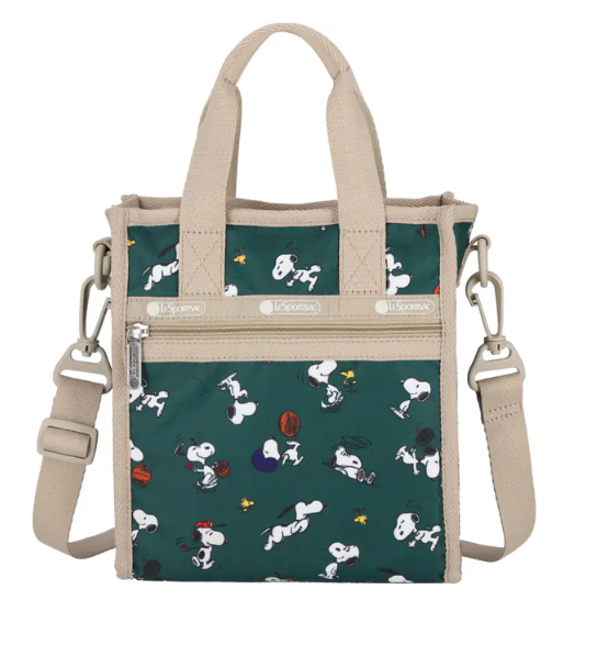 MINI N/S TOTE 迷你方型托特包 - PEANUTS 史努比與糊塗塔克
