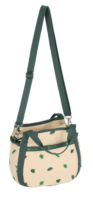 SMALL JENNI 斜背手提兩用包 - 棕櫚風情