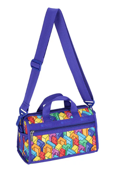 MINI DUFFEL CROSSBODY 迷你筒狀肩背包 - 方塊謎城