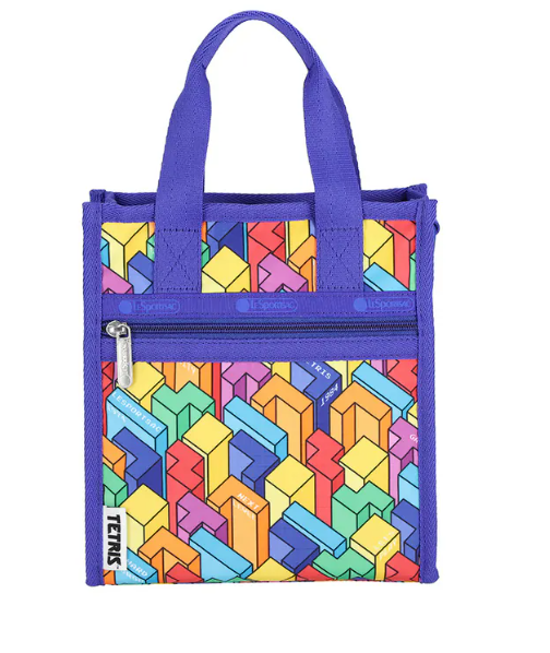 MINI N/S TOTE 迷你方型托特包 - 方塊謎城