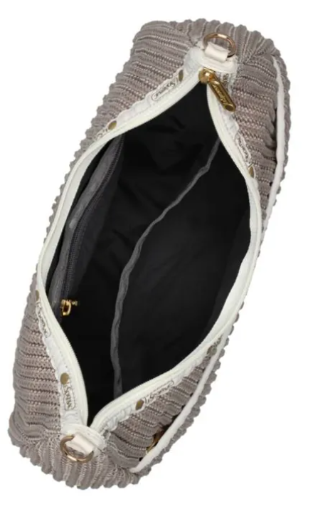 CHAIN CROCHET N/S HOBO 鏈袋編織兩用包  - 裸紋編織