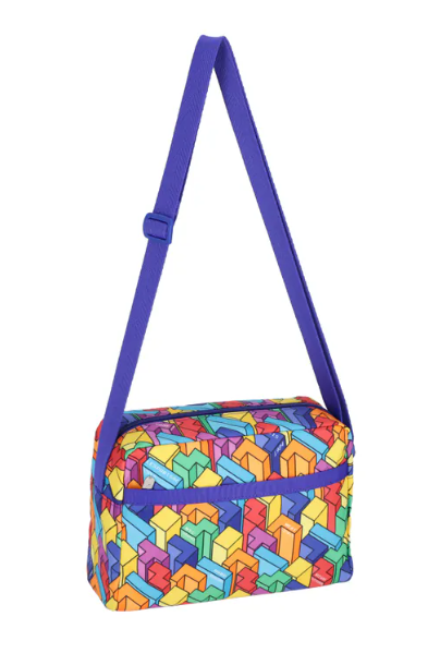 DANIELLA CROSSBODY 拉鍊斜背包 - 方塊謎城