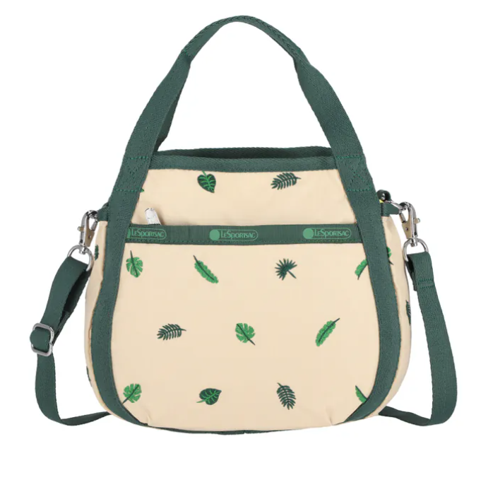 SMALL JENNI 斜背手提兩用包 - 棕櫚風情