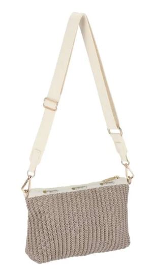 CHAIN CROCHET CLUTCH 鏈袋編織斜背迷你小包 - 裸紋編織