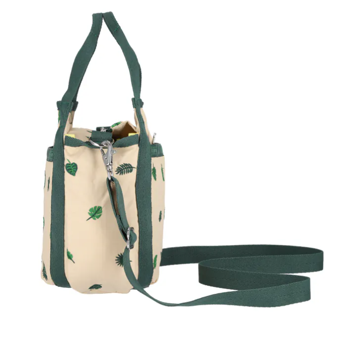 SMALL JENNI 斜背手提兩用包 - 棕櫚風情