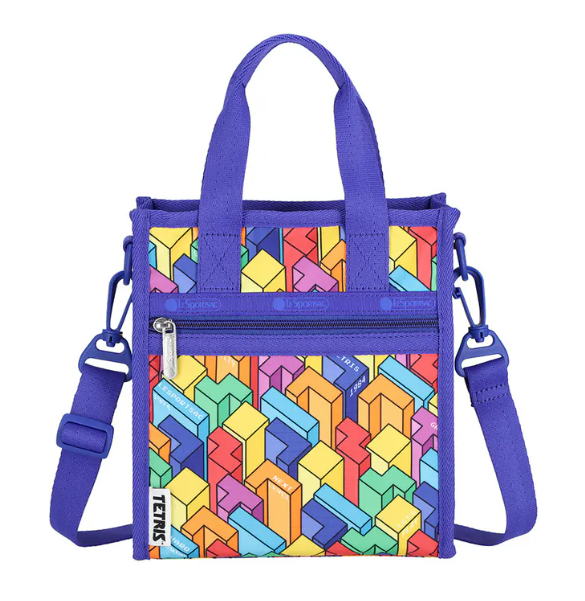 MINI N/S TOTE 迷你方型托特包 - 方塊謎城