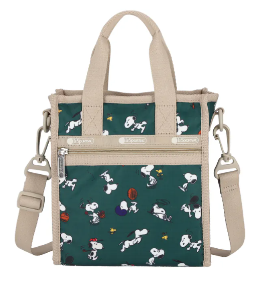 MINI N/S TOTE 迷你方型托特包 - PEANUTS 史努比與糊塗塔克