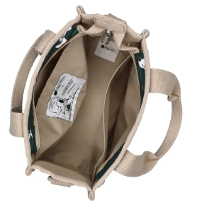 MINI N/S TOTE 迷你方型托特包 - PEANUTS 史努比與糊塗塔克