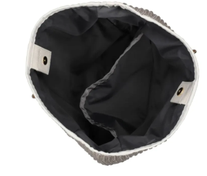 CHAIN CROCHET N/S TOTE 鏈袋編織直式托特包 - 裸紋編織