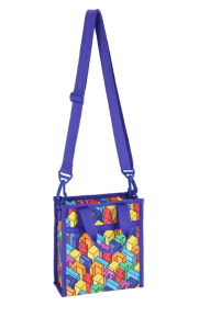 MINI N/S TOTE 迷你方型托特包 - 方塊謎城