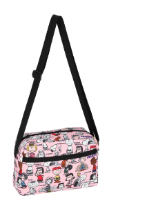 DANIELLA CROSSBODY 拉鍊斜背包 - PEANUTS 夥伴大集合