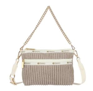 CHAIN CROCHET CLUTCH 鏈袋編織斜背迷你小包 - 裸紋編織