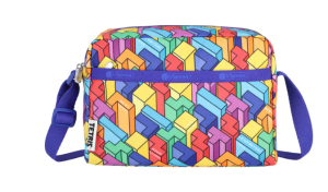 DANIELLA CROSSBODY 拉鍊斜背包 - 方塊謎城