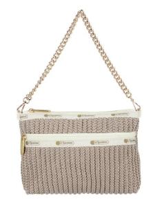 CHAIN CROCHET CLUTCH 鏈袋編織斜背迷你小包 - 裸紋編織