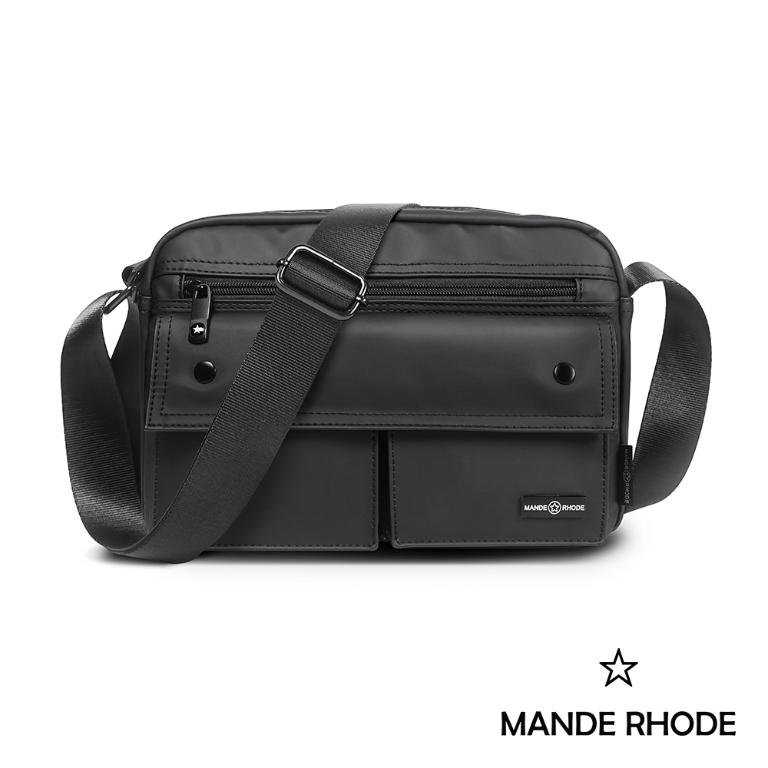 MANDE RHODE - 曼德羅德 - 滑面經典風斜背包 - A5892-1K