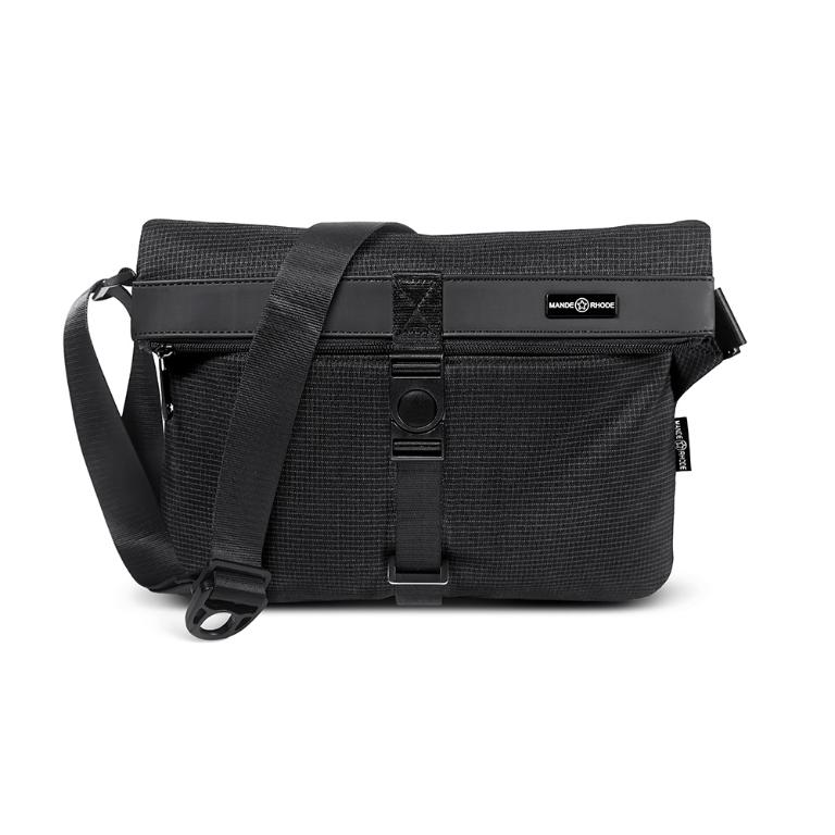 MANDE RHODE - 曼德羅德 - 格紋插扣掀蓋斜背包 - A5888K