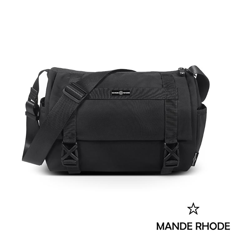 MANDE RHODE - 曼德羅德 - 素面大容量插扣造型郵差包(大/L) - A5890K