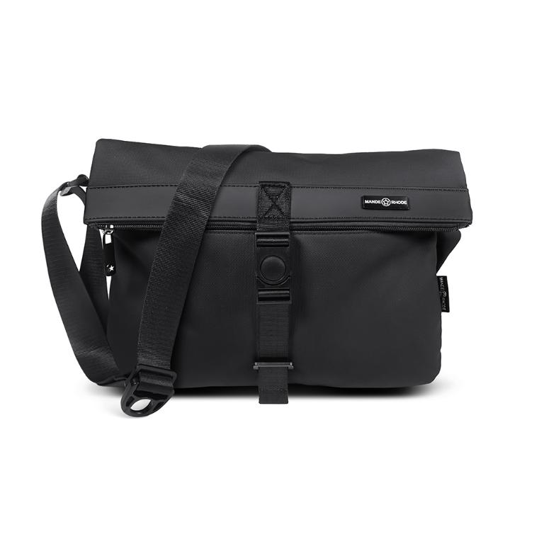 MANDE RHODE - 曼德羅德 - 霧面插扣掀蓋斜背包 - A5888-1K