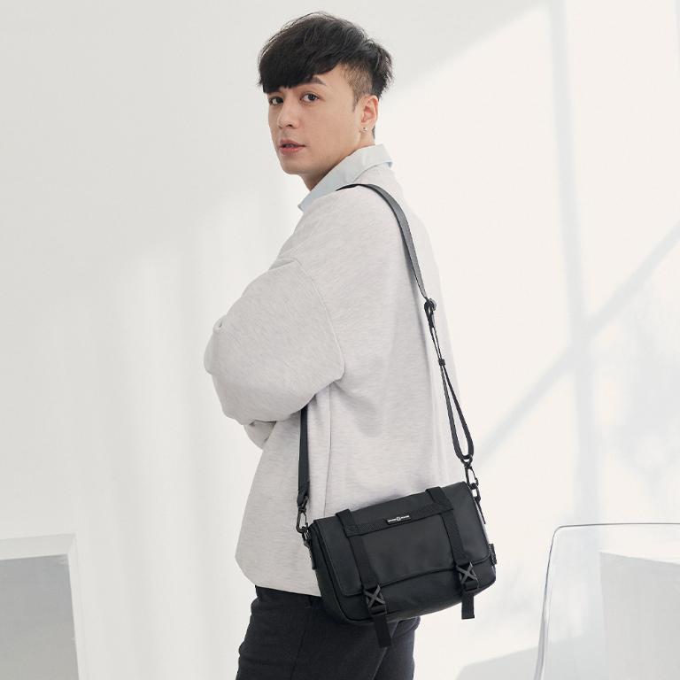 MANDE RHODE - 曼德羅德 - 滑面迷你插扣造型郵差包(小/S) - A5893-1K