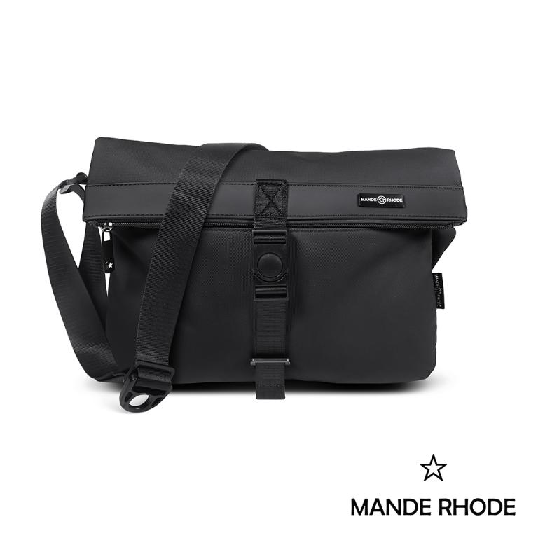 MANDE RHODE - 曼德羅德 - 霧面插扣掀蓋斜背包 - A5888-1K