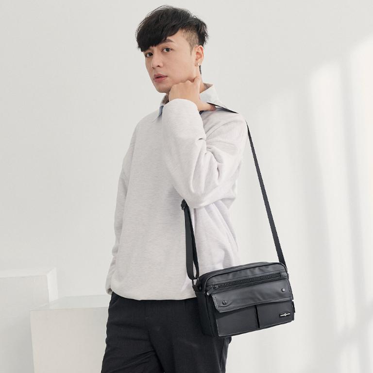 MANDE RHODE - 曼德羅德 - 滑面經典風斜背包 - A5892-1K