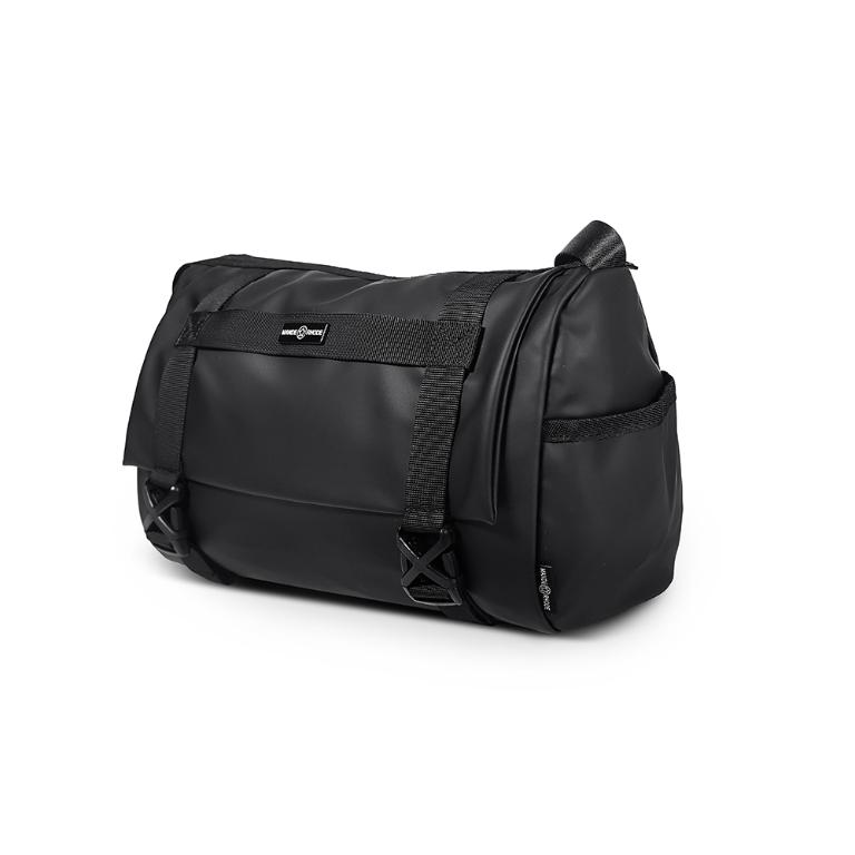 MANDE RHODE - 曼德羅德 - 滑面大容量插扣造型郵差包(大/L) - A5890-1K