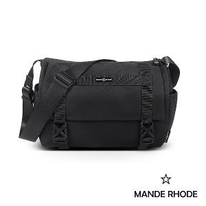 MANDE RHODE - 曼德羅德 - 素面大容量插扣造型郵差包(大/L) - A5890K