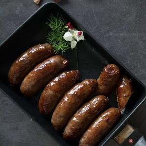 【大野山雞】山野豚 黑豬香腸（蒜味、高粱） | 300g