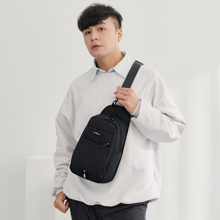 MANDE RHODE - 曼德羅德 - 格紋單肩胸背包 - A5896K